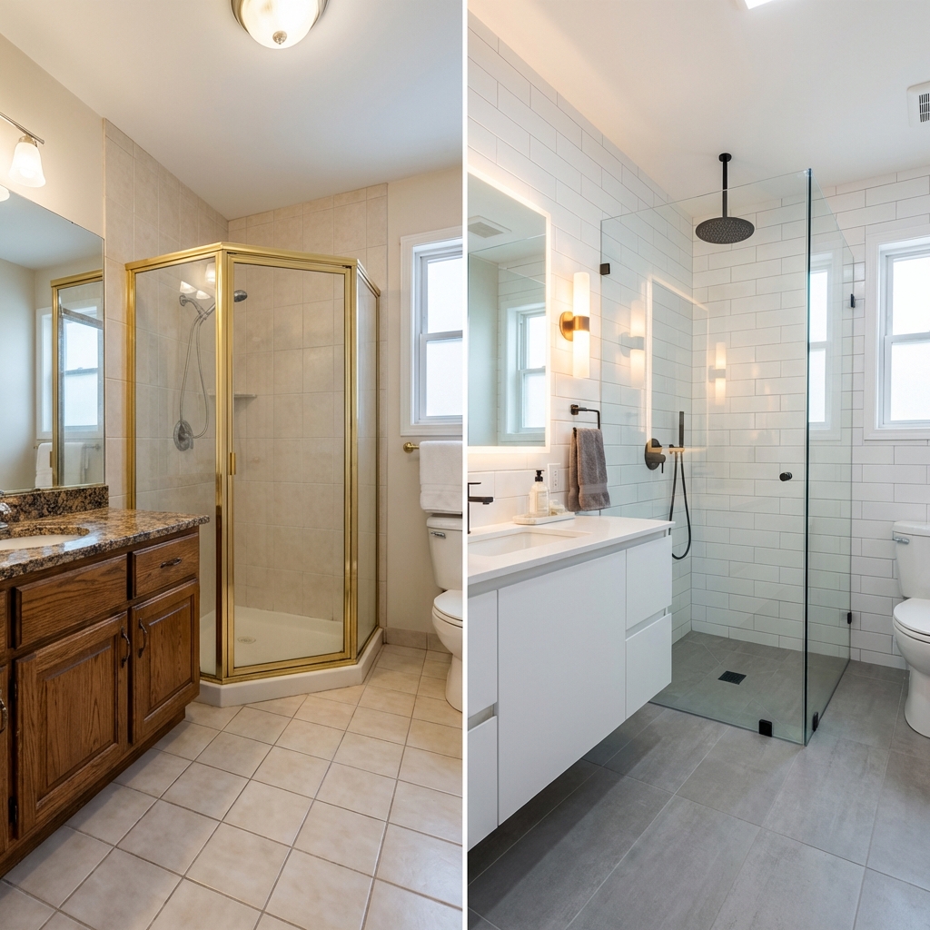 Before and After - Bathroom Renovation